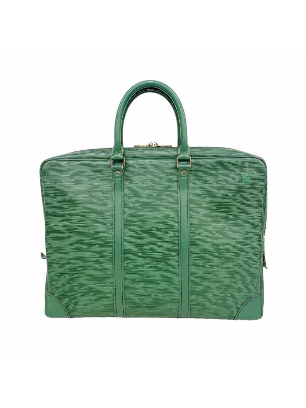 Louis Vuitton Business Bag Epi Porte Documents Voyage Borneo Green